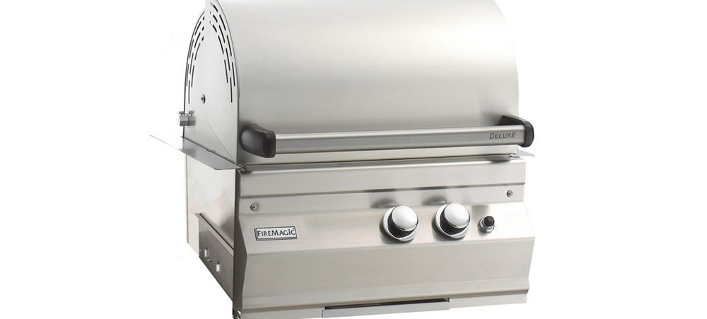 Fire Magic Legacy Deluxe 24" Built-In Grill, 368 sq in, 304 Stainless Steel
