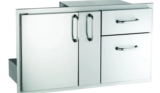 American Outdoor Grill 18x36 Stainless Door and Double Drawer Unit
