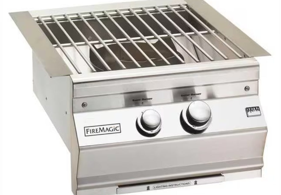 Fire Magic Aurora Power Burner, 60,000 BTU, Brushed Stainless Steel