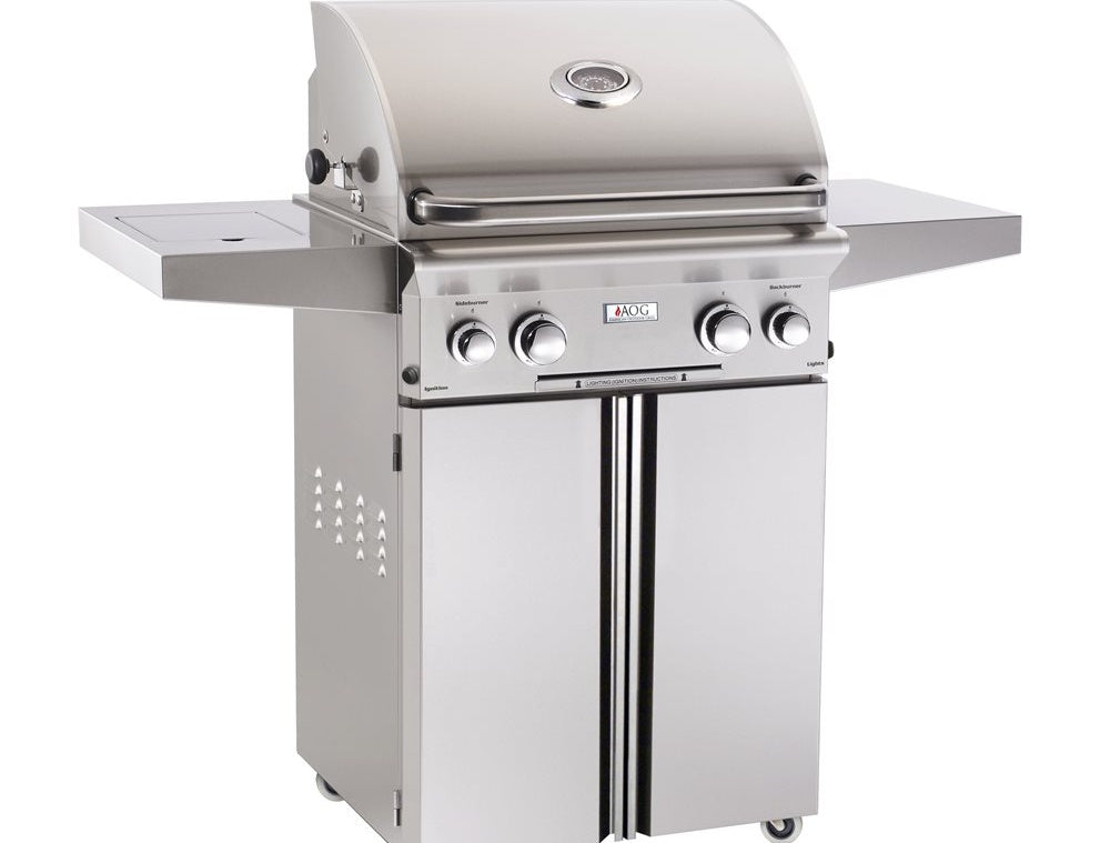 American Outdoor Grill 24-Inch Portable L-Series Grill with Lights