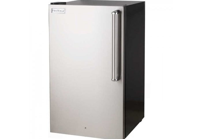 Fire Magic Compact Outdoor Refrigerator, 4.0 Cu Ft, Left-Hand Hinge