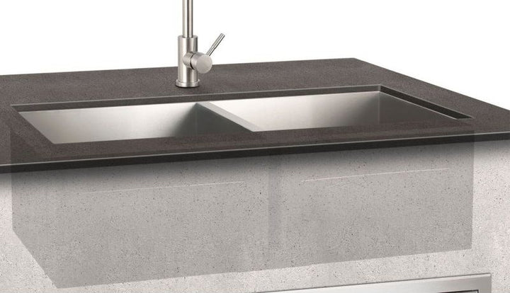 Fire Magic Double Sink Beverage Center, Stainless Steel