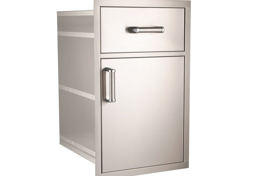 Fire Magic Pantry Combo Door and Drawer, 304 Stainless Steel
