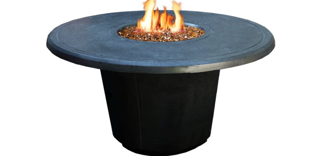 American Fyre Designs Cosmo Round Fire Table, 48 in GFRC