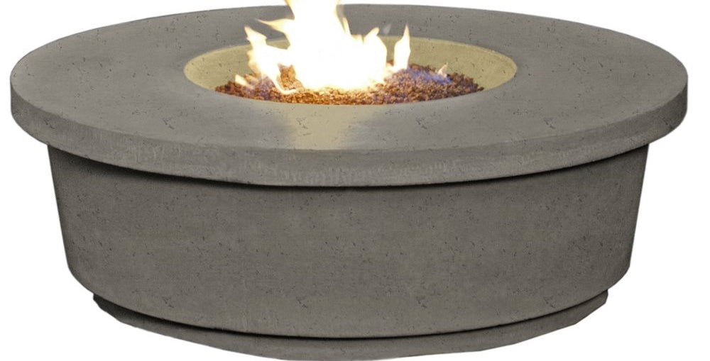 American Fyre Designs Contempo Round Firetable, 47" GFRC