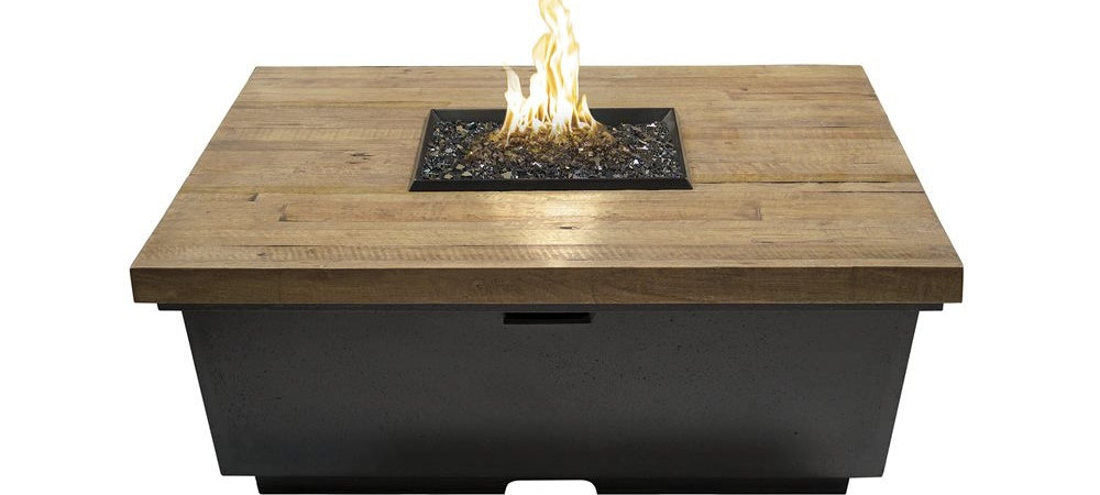 American Fyre Designs Contempo Square Fire Table, 44-Inch GFRC