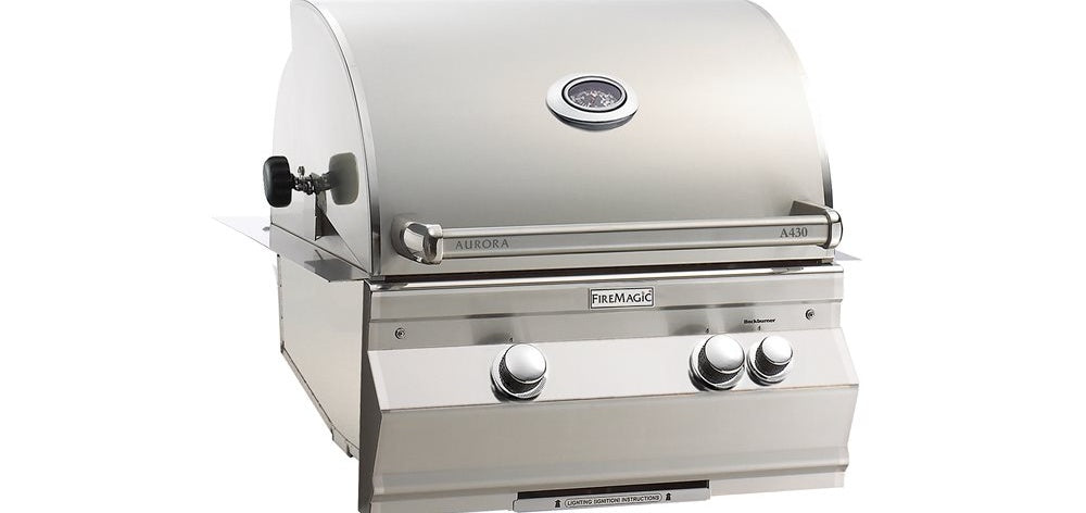 Fire Magic Aurora A430i Built-In Gas Grill, 432 Sq In, 304 Stainless