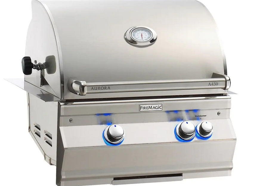 Fire Magic Aurora A430I 24-Inch Built-In Gas Grill, 304 Stainless Steel