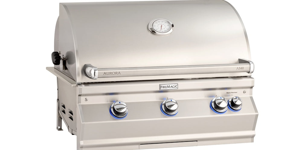 Fire Magic Aurora A540I Built-in Gas Grill, 540 sq in, 304 Stainless Steel