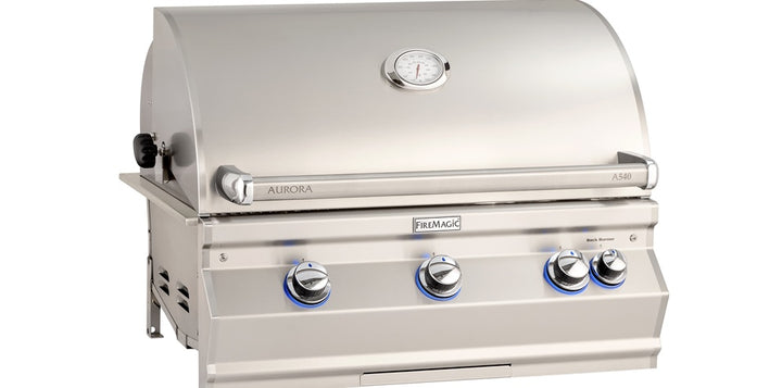 Fire Magic Aurora A540I Built-in Gas Grill, 540 sq in, 304 Stainless Steel
