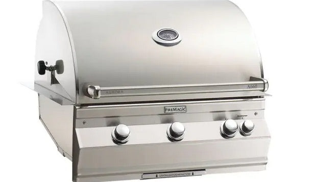 Fire Magic Aurora A660i Built-In Gas Grill, 660 sq. in., 304 Stainless Steel