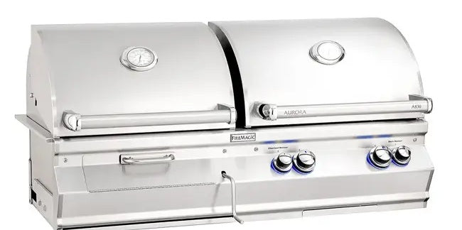 Fire Magic Aurora A830I Built-In Gas/Charcoal Combo Grill, 46"