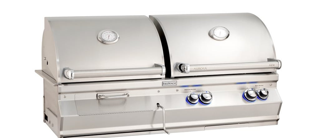 Fire Magic Aurora A830i 46-Inch Built-In Gas and Charcoal Combo Grill