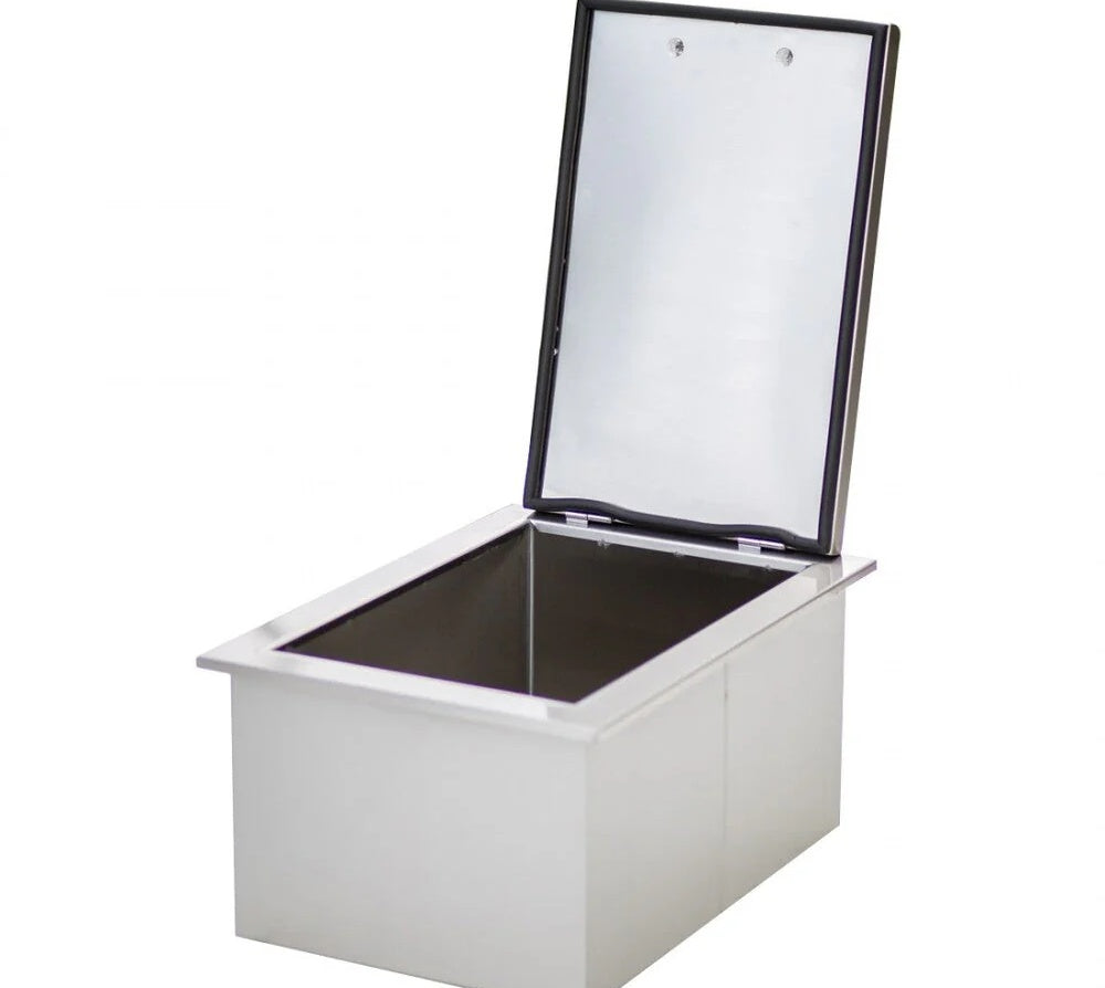 TrueFlame 304 Stainless Steel Drop-In Outdoor Cooler, 1.7 Cu. Ft.