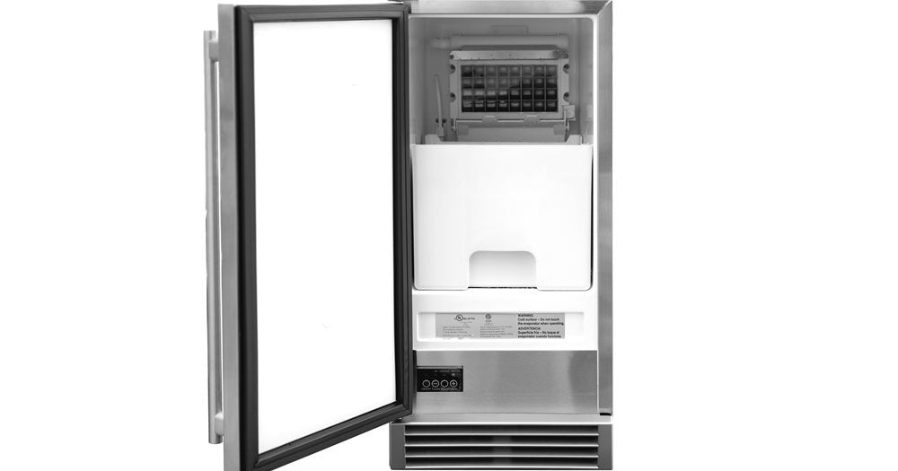 TrueFlame 15" Outdoor Rated Ice Maker - 50 lbs Daily