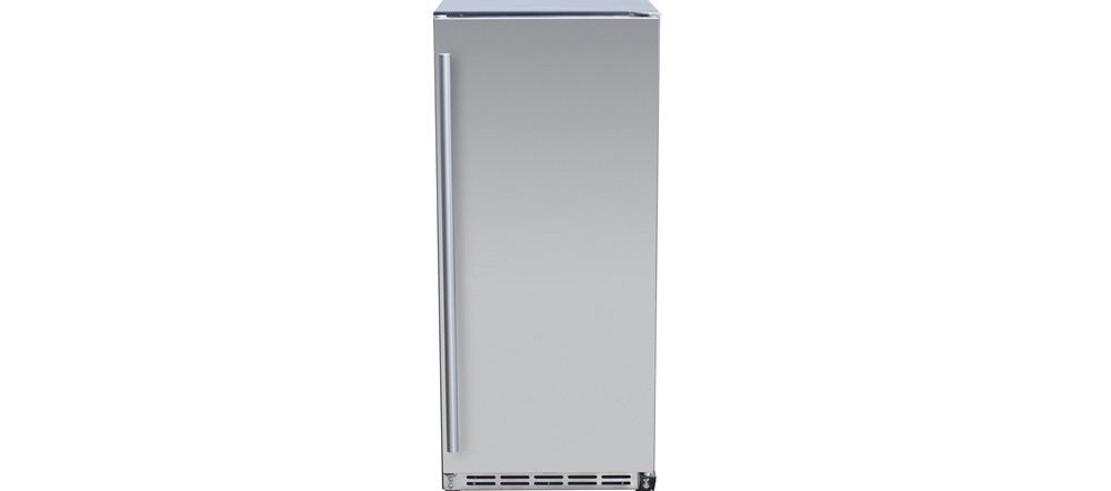 TrueFlame 15" Outdoor Rated Refrigerator With Stainless Steel Door