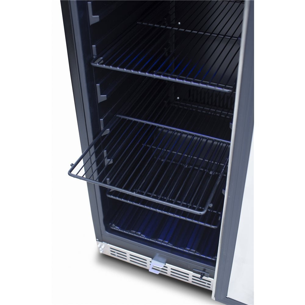 TrueFlame 15" Outdoor Rated Refrigerator With Stainless Steel Door