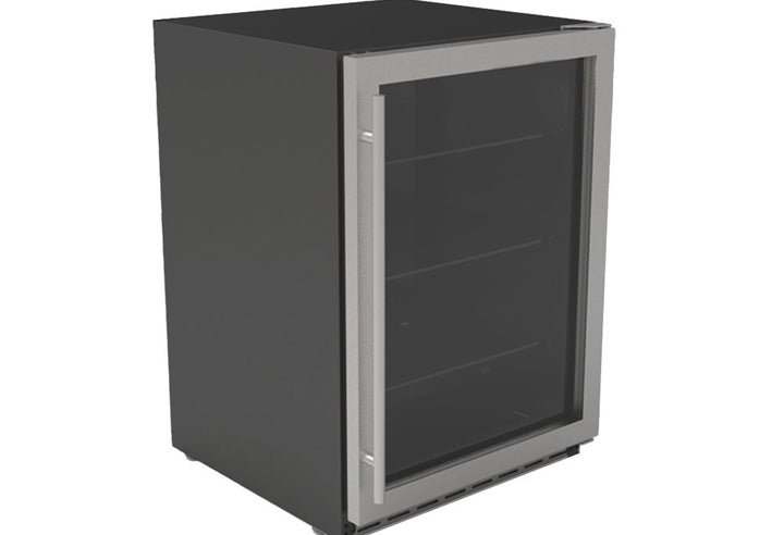 TrueFlame 24" Outdoor Refrigerator with Glass Door, 5.1 Cu. Ft.