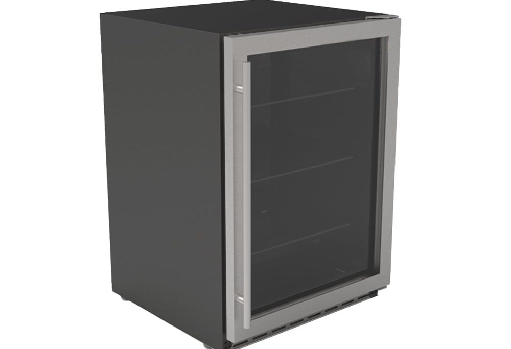 TrueFlame 24" Outdoor Refrigerator with Glass Door, 5.1 Cu. Ft.