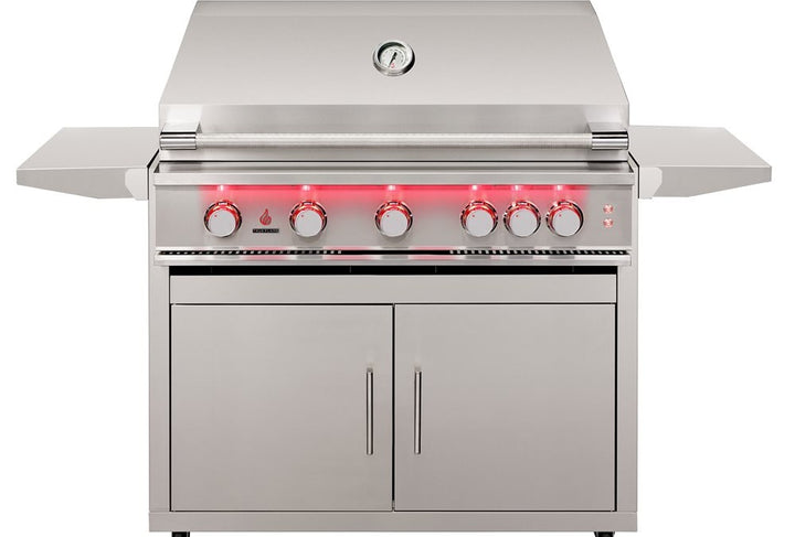 TrueFlame Deluxe 40" Grill Cart - Stainless Steel