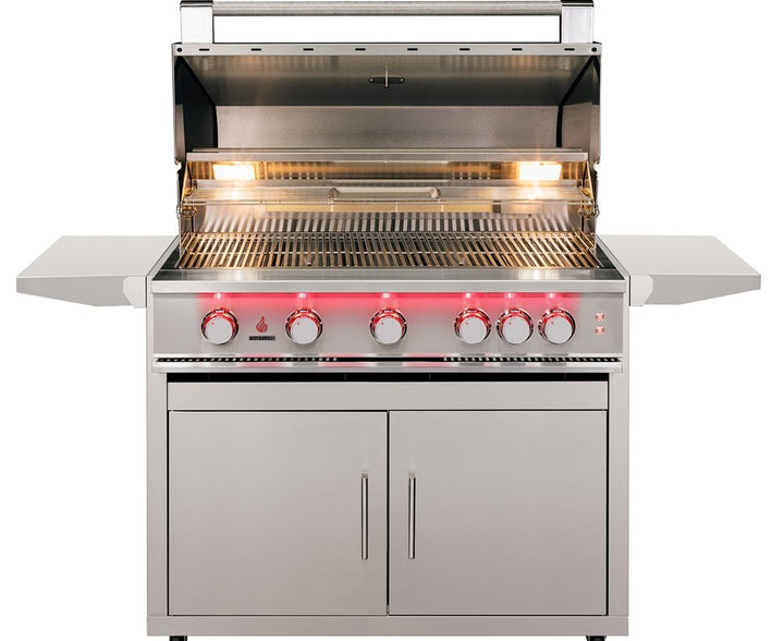 TrueFlame Deluxe 40" Grill Cart - Stainless Steel