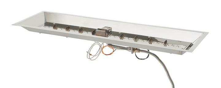 Outdoor GreatRoom Crystal Fire 12" x 42" SS Linear Gas Burner