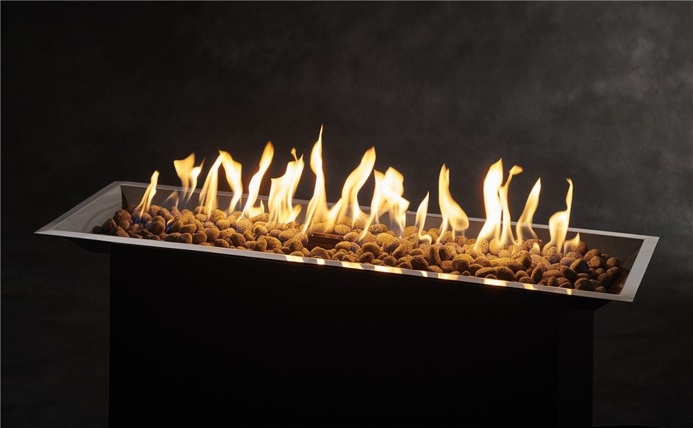 Outdoor GreatRoom Crystal Fire 12" x 42" SS Linear Gas Burner