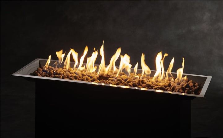 Outdoor GreatRoom Crystal Fire 12" x 42" SS Linear Gas Burner