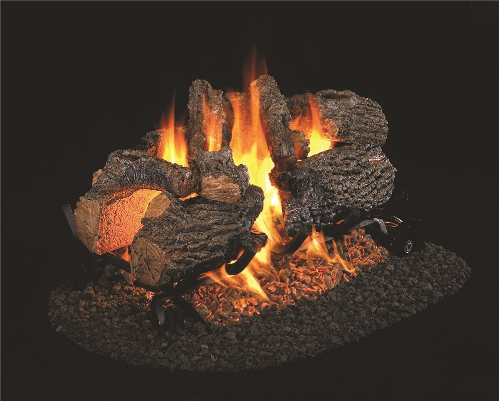 30" CHARRED OAK S/T LOGS