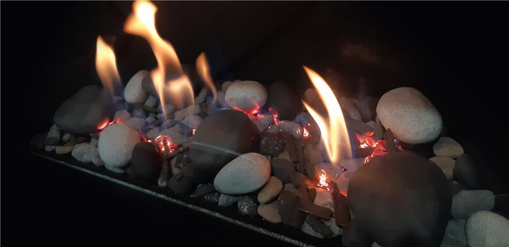 Montigo Beach Scene Decorative Fireplace Liner