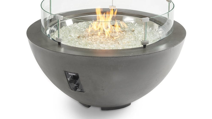 Outdoor GreatRoom Cove 42" Round Fire Pit Bowl in Midnight Mist