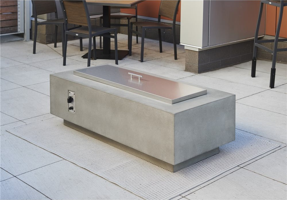 Outdoor GreatRoom Cove 54" Supercast Concrete Fire Pit Table