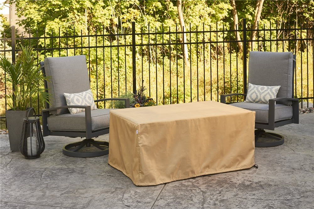 Outdoor GreatRoom Rectangular Tan Polyester Cover