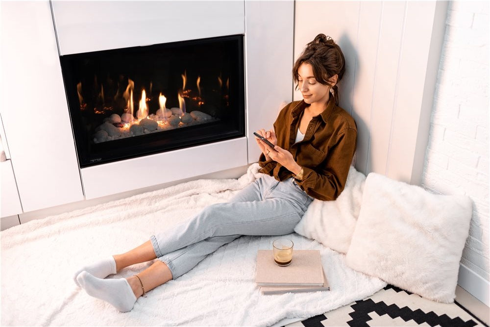 Montigo DelRay Square 34" Direct Vent Gas Fireplace, IPI