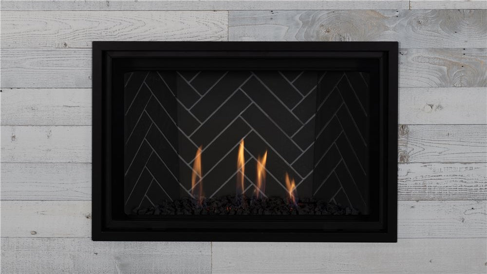 Montigo DelRay Square 34" Direct Vent Gas Fireplace, IPI