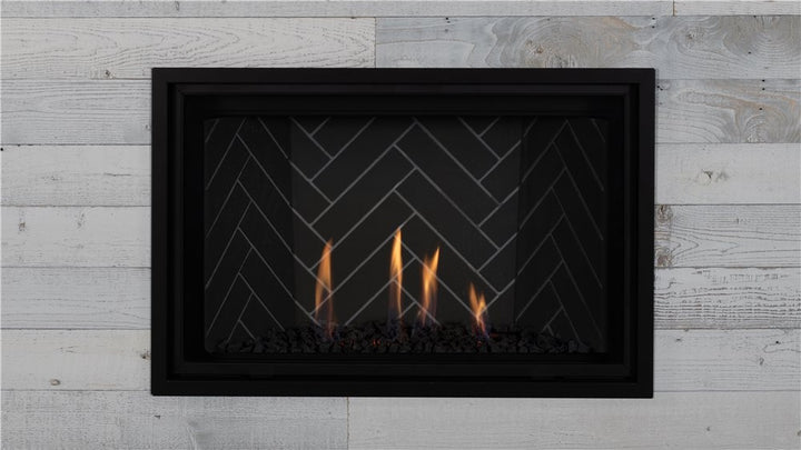 Montigo DelRay Square 34" Direct Vent Gas Fireplace, IPI