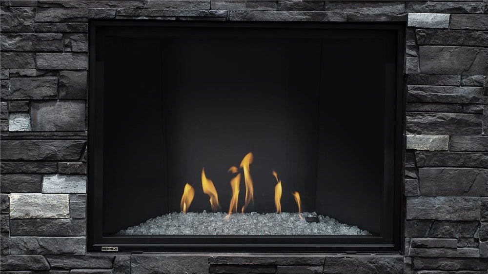 Montigo DelRay Square 46" Direct Vent Gas Fireplace, Full Load