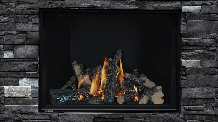 Montigo DelRay Square 46" Direct Vent Gas Fireplace, Full Load