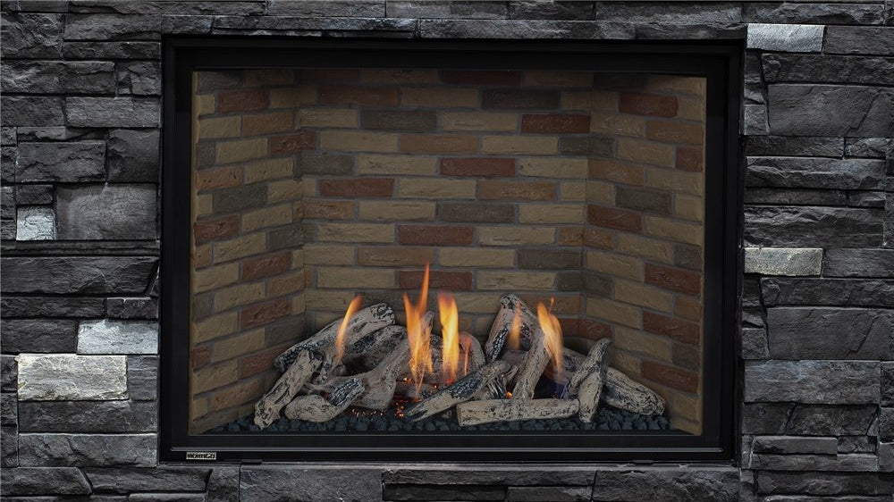 Montigo DelRay Square 46" Direct Vent Gas Fireplace, Full Load