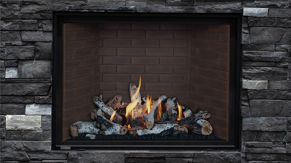 Montigo DelRay Square 46" Direct Vent Gas Fireplace, Full Load