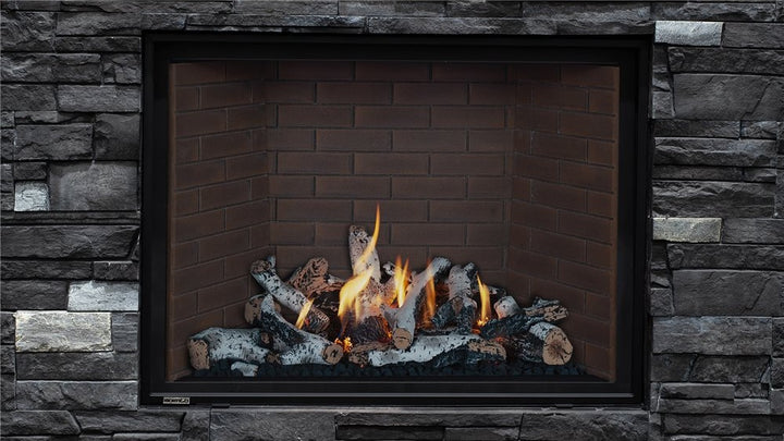 Montigo DelRay Square 46" Direct Vent Gas Fireplace, Full Load