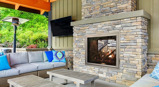 Empire Comfort Systems 40" Rushmore DV See-Thru Fireplace