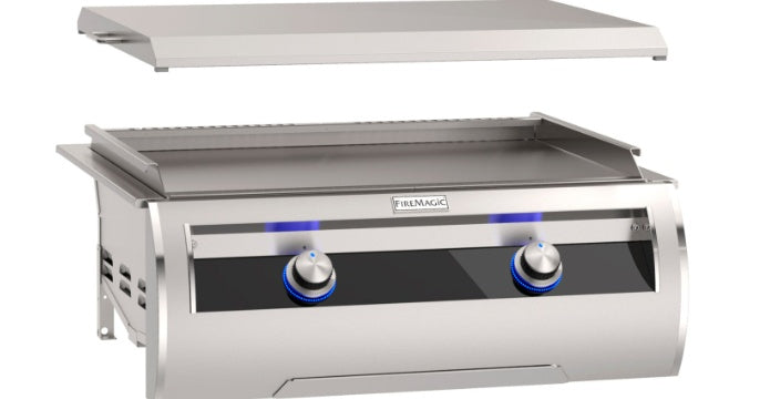 Fire Magic Echelon Diamond Built-In Griddle, 540 Sq In, 3/8" Stainless Steel