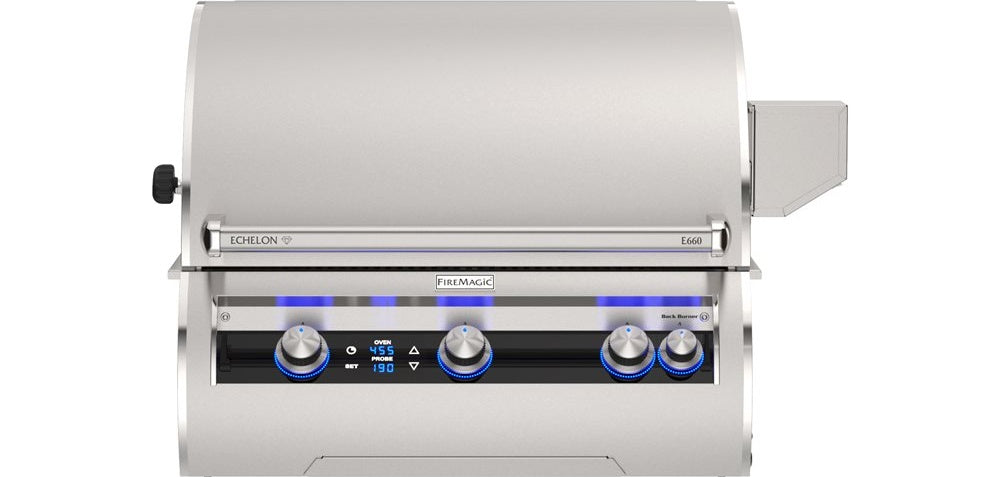 Fire Magic Echelon Diamond E660i Built-In Gas Grill, 660 sq in