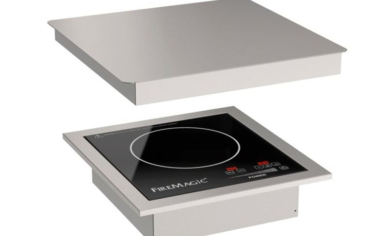 Fire Magic Built-In Outdoor Induction Cooktop, 1800W, Stainless Steel