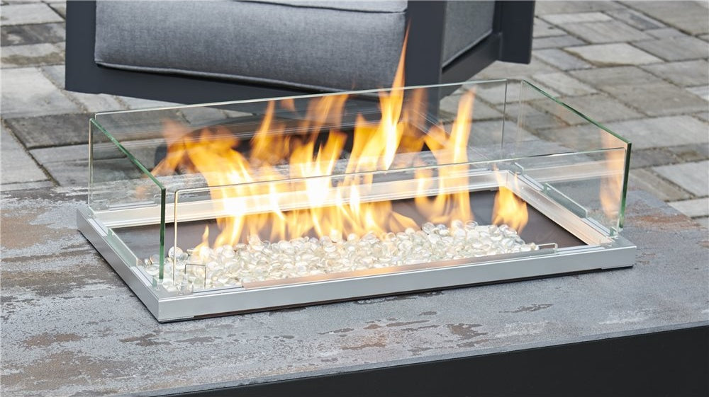 The Outdoor GreatRoom Company Folding Glass Wind Guard