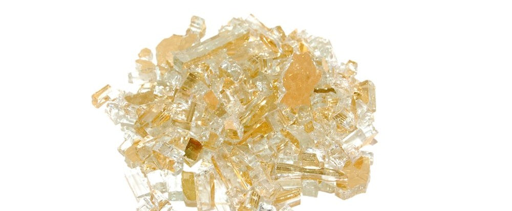 GLASS, GOLD REFLECTIVE