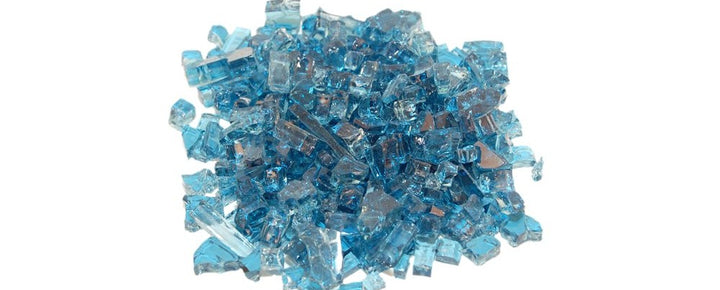 GLASS, CARIBBEAN BLUE