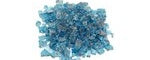 GLASS-CARIBBEAN BLUE