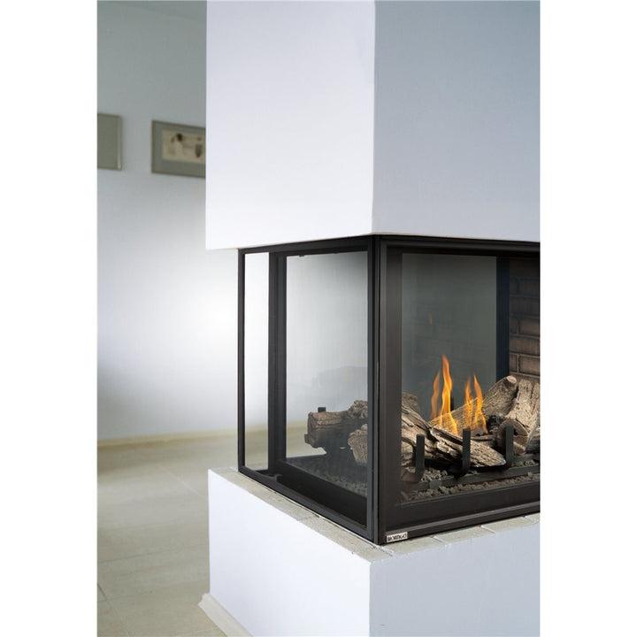 Montigo Divine H38 Peninsula Direct Vent Fireplace, 44" Tall